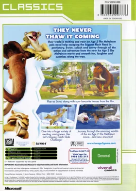 Ice Age 2 The Meltdown (USA) box cover back